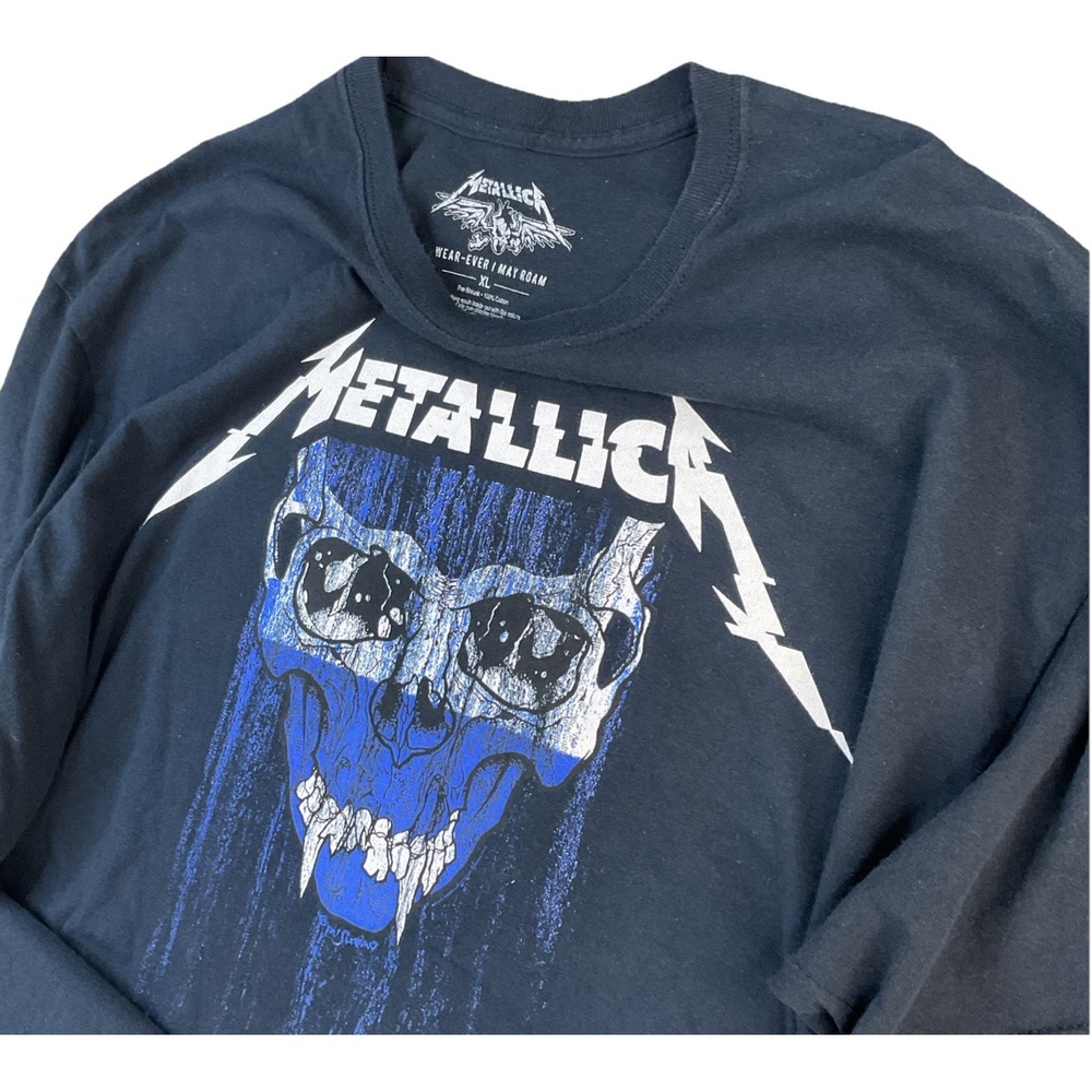 Metallica T-Shirt Worldwired Tour 2017 VTG Y2K Orlando Double Sided Men‎ Sz XL